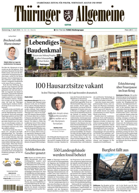 Cover of Thuringer Allgemeine (Gotha)