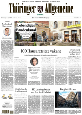 Cover of Thuringer Allgemeine (Sommerda)