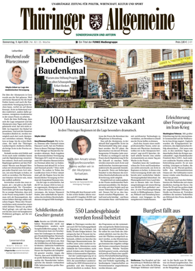 Cover of Thuringer Allgemeine (Sonderhausen und Artern)