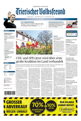 Cover of Trierischer Volksfreund