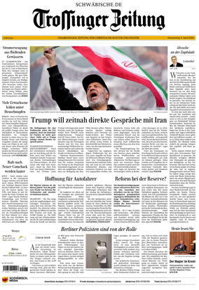 Cover of Trossinger Zeitung