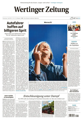 Cover of Wertinger Zeitung