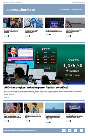 Cover of Euronews Business (Turkish) Compiled Editions