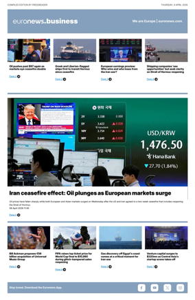 Cover of Euronews Business