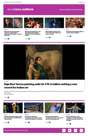 Cover of Euronews Culture and Sport Compiled Edition