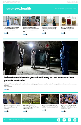 Cover of Euronews Health (English) Compiled Edition