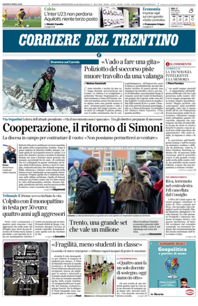 Cover of Corriere del Trentino
