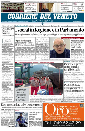 Cover of Corriere del Veneto (Padova e Rovigo)