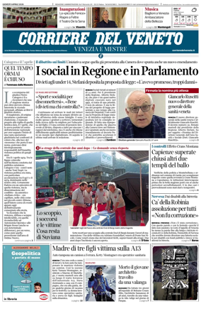 Cover of Corriere del Veneto (Venezia e Mestre)