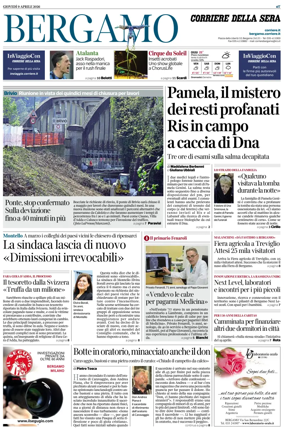 Cover of Corriere della Sera (Bergamo)