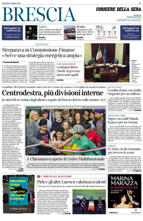 Cover of Corriere della Sera (Brescia)