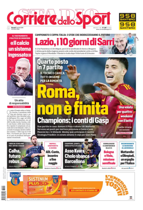 Cover of Corriere dello Sport (Lazio)