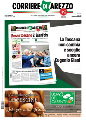 Cover of Corriere di Arezzo