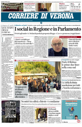 Cover of Corriere di Verona