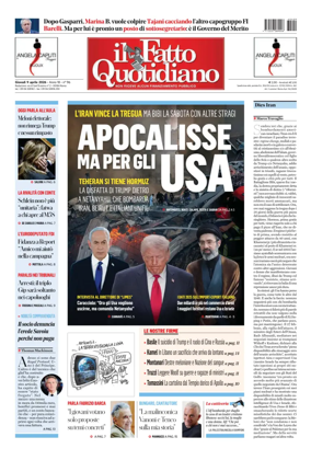 Cover of Il Fatto Quotidiano