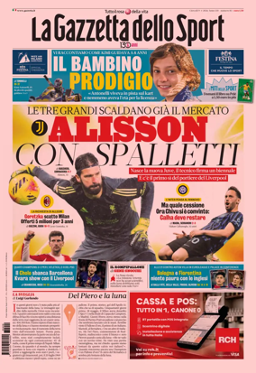 Cover of La Gazzetta dello Sport - Milano