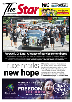 Cover of The Star Malaysia