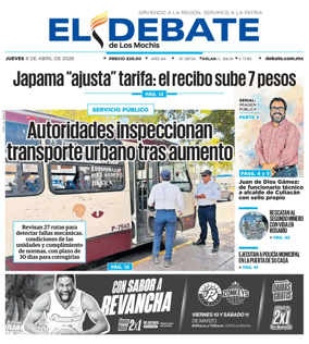 Cover of El Debate de Los Mochis