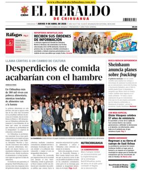 Cover of El Heraldo de Chihuahua