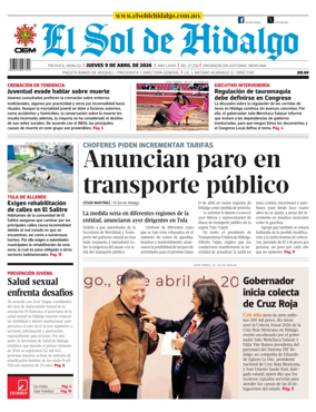 Cover of El Sol de Hidalgo