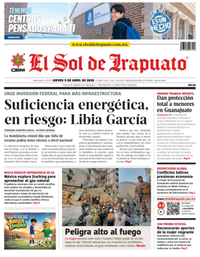 Cover of El Sol de Irapuato
