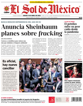 Cover of El Sol de Mexico