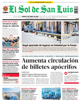 Cover of El Sol de San Luis Potosi