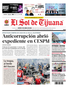 Cover of El Sol de Tijuana