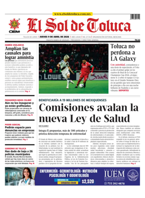 Cover of El Sol de Toluca