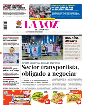 Cover of La Voz de la Frontera