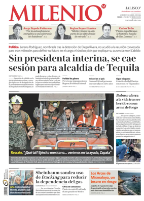 Cover of Milenio Jalisco