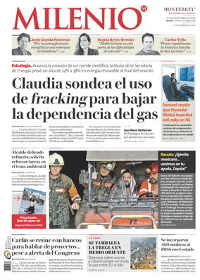 Cover of Milenio Monterrey