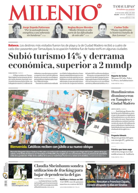 Cover of Milenio Tamaulipas