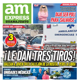 Cover of Periodico AM Express (Guanajuato)
