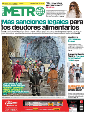Cover of Publimetro Merida