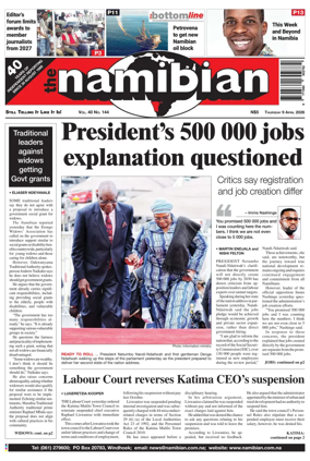 Cover of The Namibian