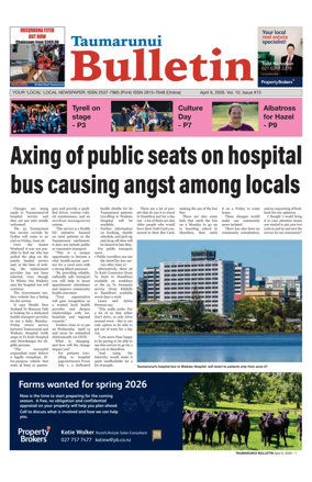 Cover of Taumarunui Bulletin