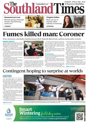 Cover of The Southland Times