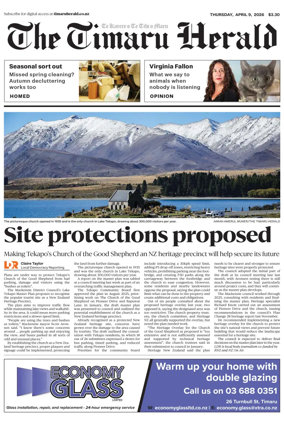 Cover of The Timaru Herald