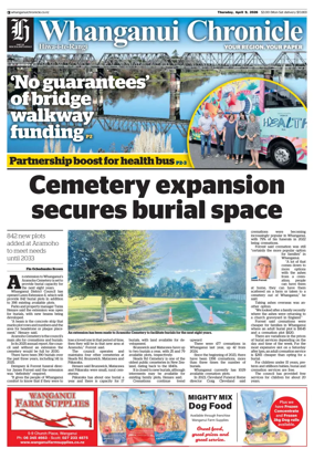 Cover of Whanganui Chronicle