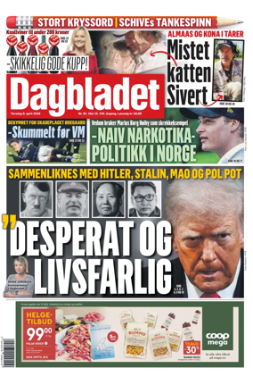 Cover of Dagbladet