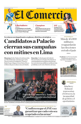 Cover of Diario El Comercio