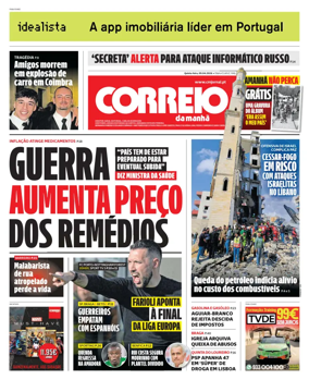 Cover of Correio da Manha