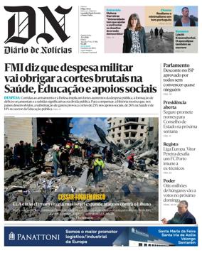 Cover of Diario de Noticias