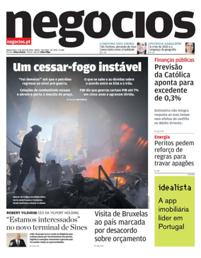 Cover of Jornal de Negocios