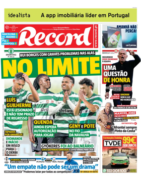 Cover of Record (Portugal)