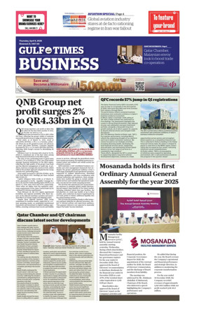 Cover of Gulf Times Business
