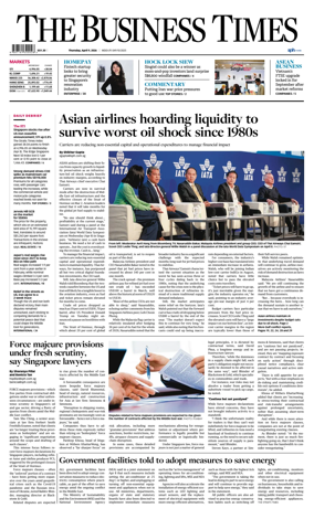 Cover of The Business Times