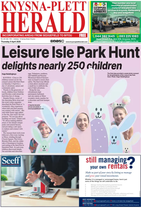 Cover of Knysna-Plett Herald