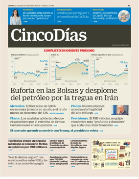 Cover of Cinco Dias